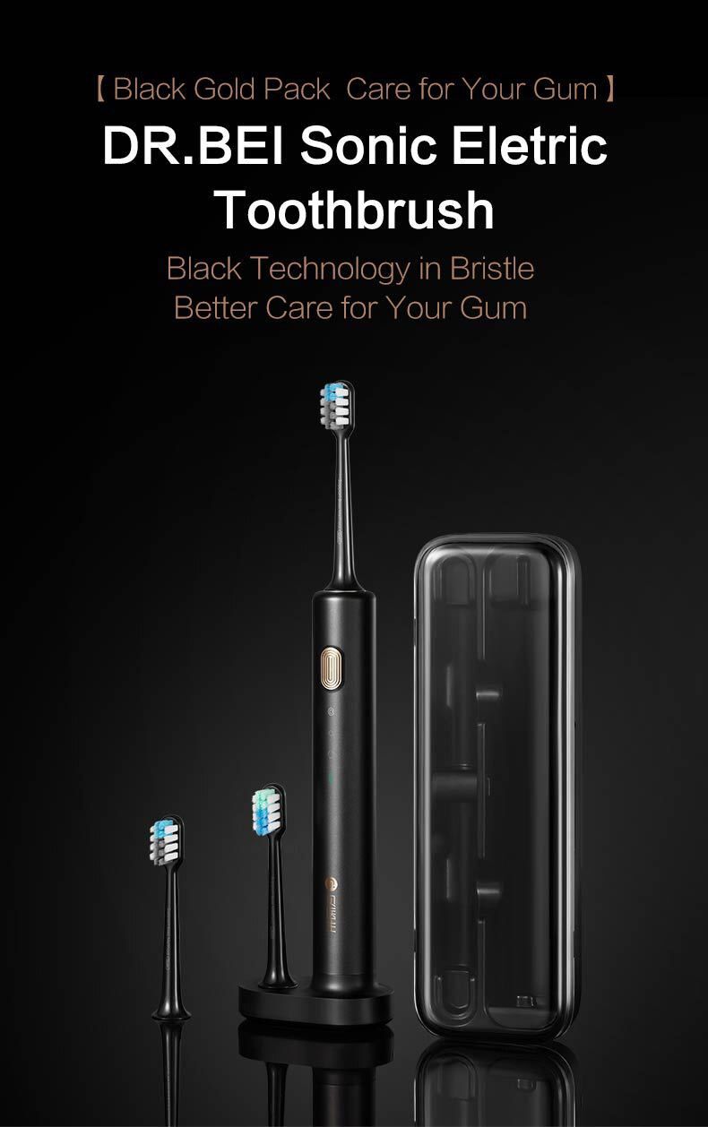 Sonic Electric Toothbrush Soft Hair Adult Rechargeable E