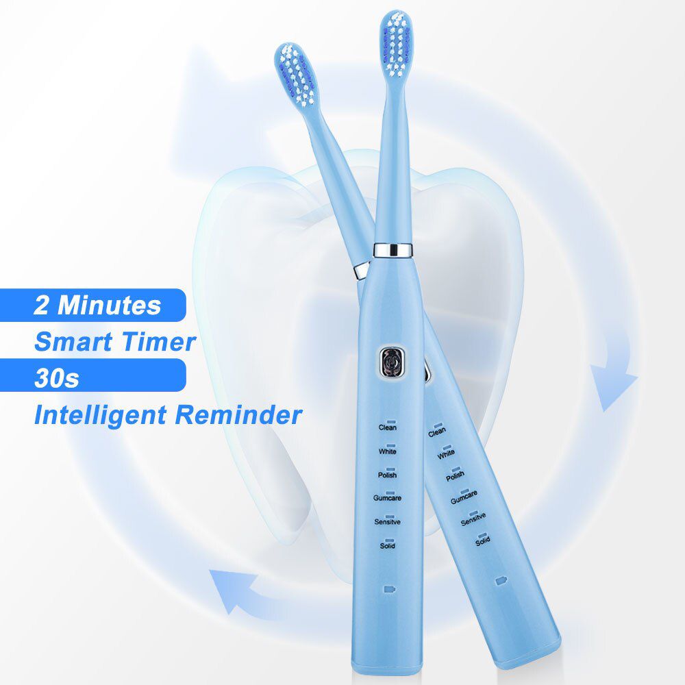 Sonic Electric Toothbrush Adult Timer 