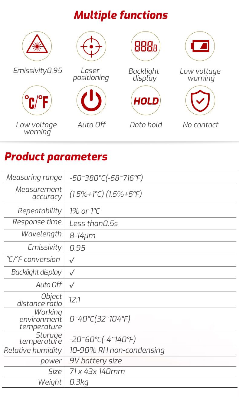 TA600A Infrared Thermometer