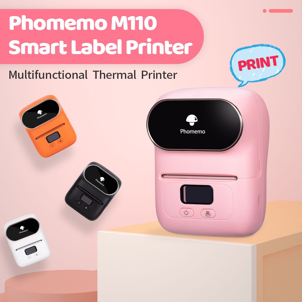 M110 Mini Thermal BT Label Printer 