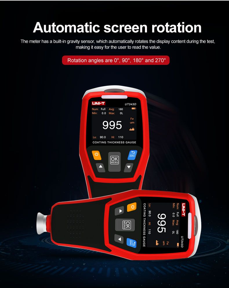 UT343D Thickness Gauge