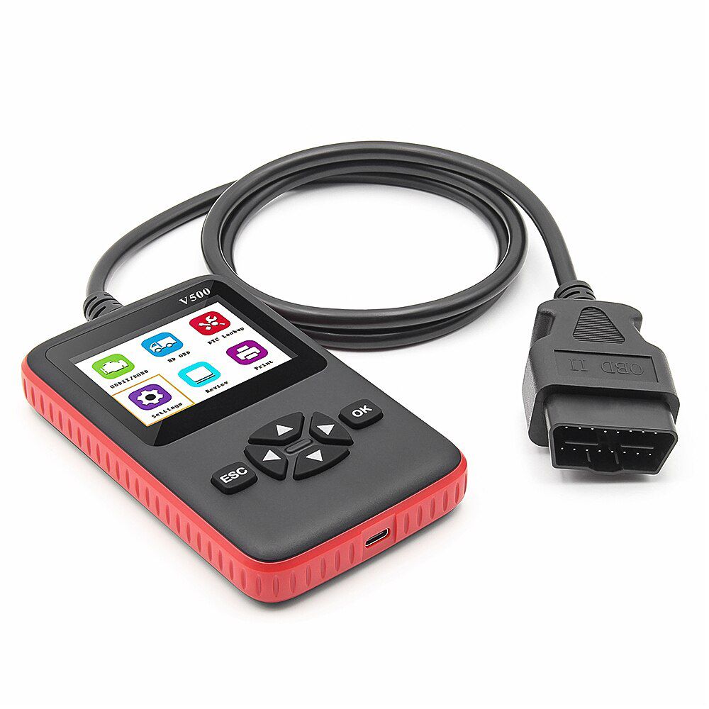 12V/24V Truck Car 2 in 1 OBD2 Engine Diagnostic Tool