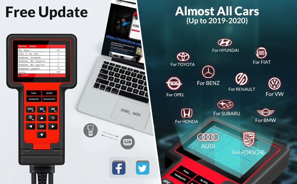 Thinkcar TS609 OBD2 Scanner