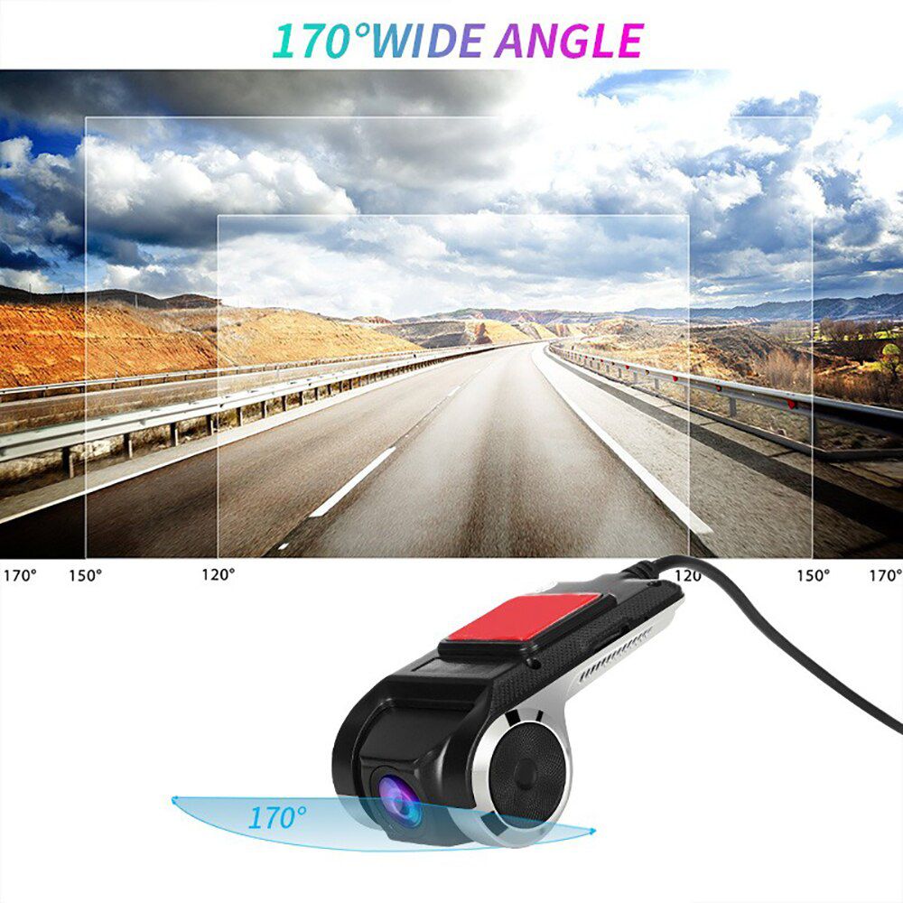 1080P Full HD Car DVR Dash Cam USB Car Video Recorder 