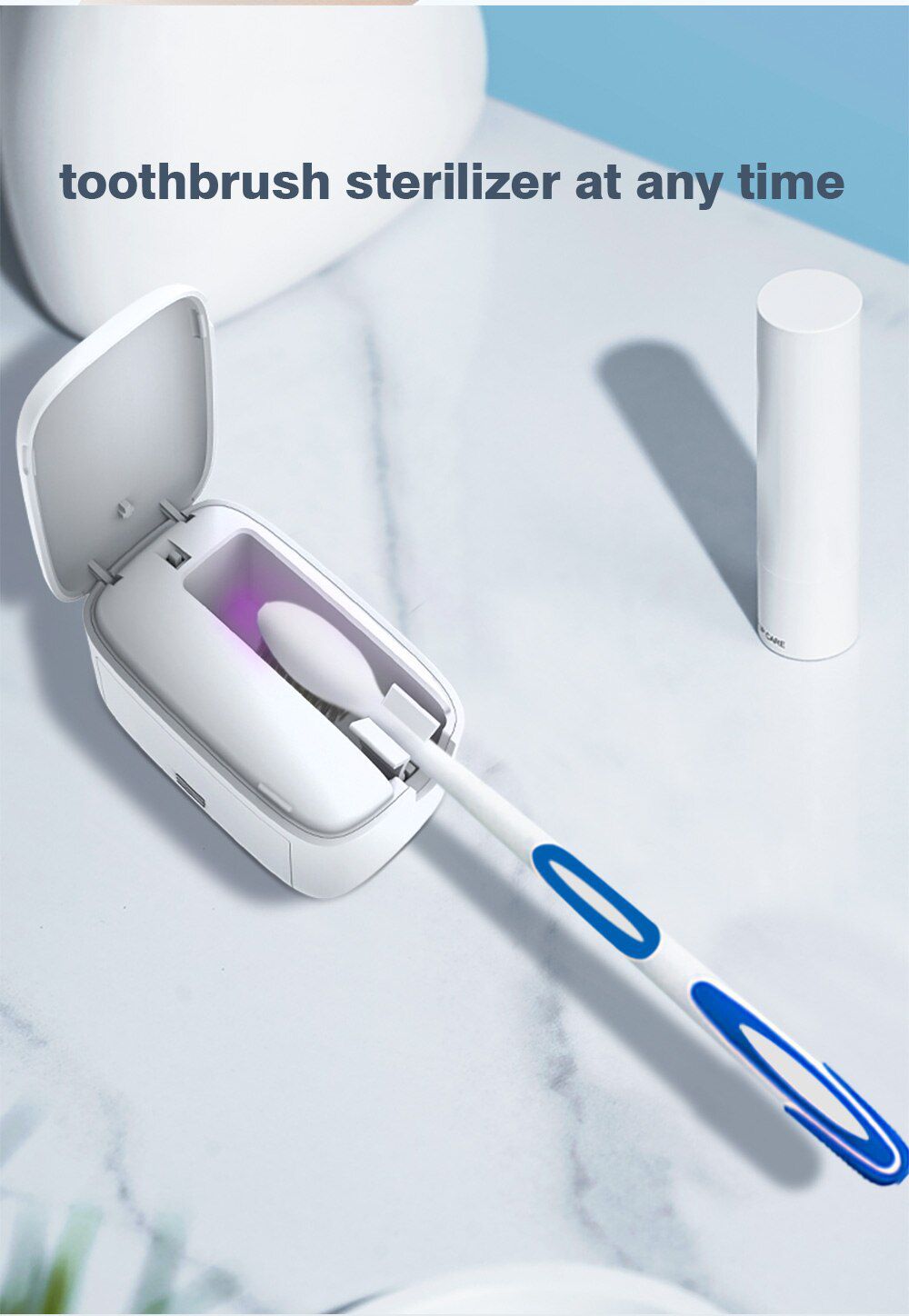 MINI UV Light Toothbrush Holder 