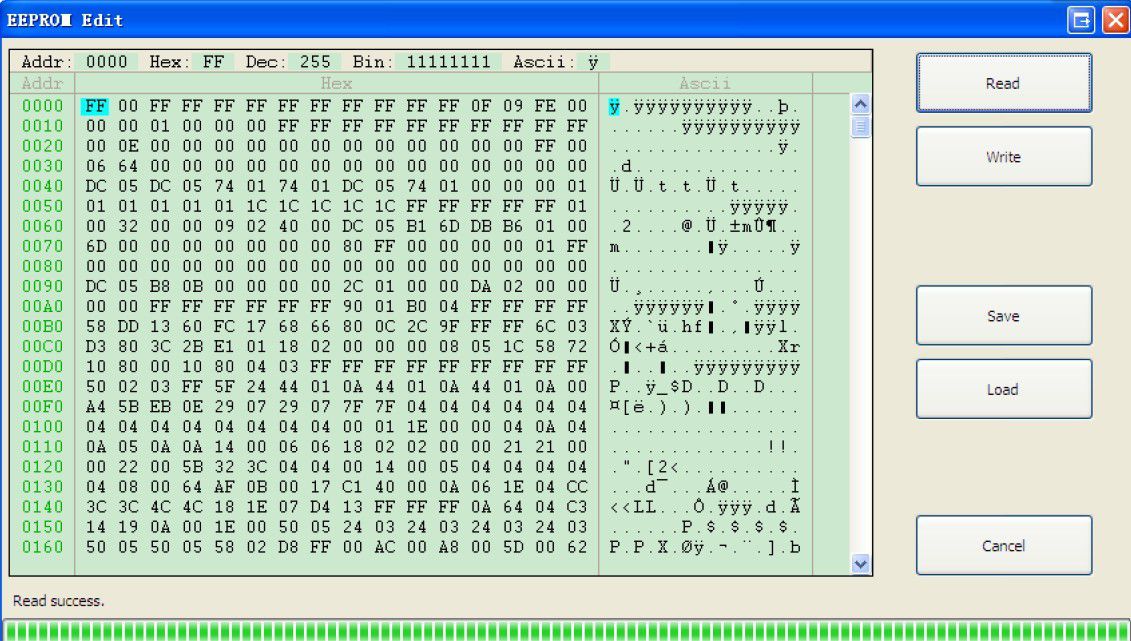 VAG KM+IMMO tool software display 7