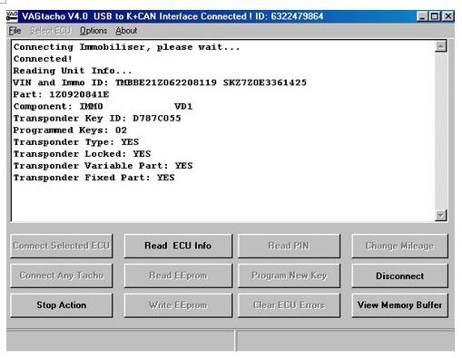 vagtacho--v40-immo-test