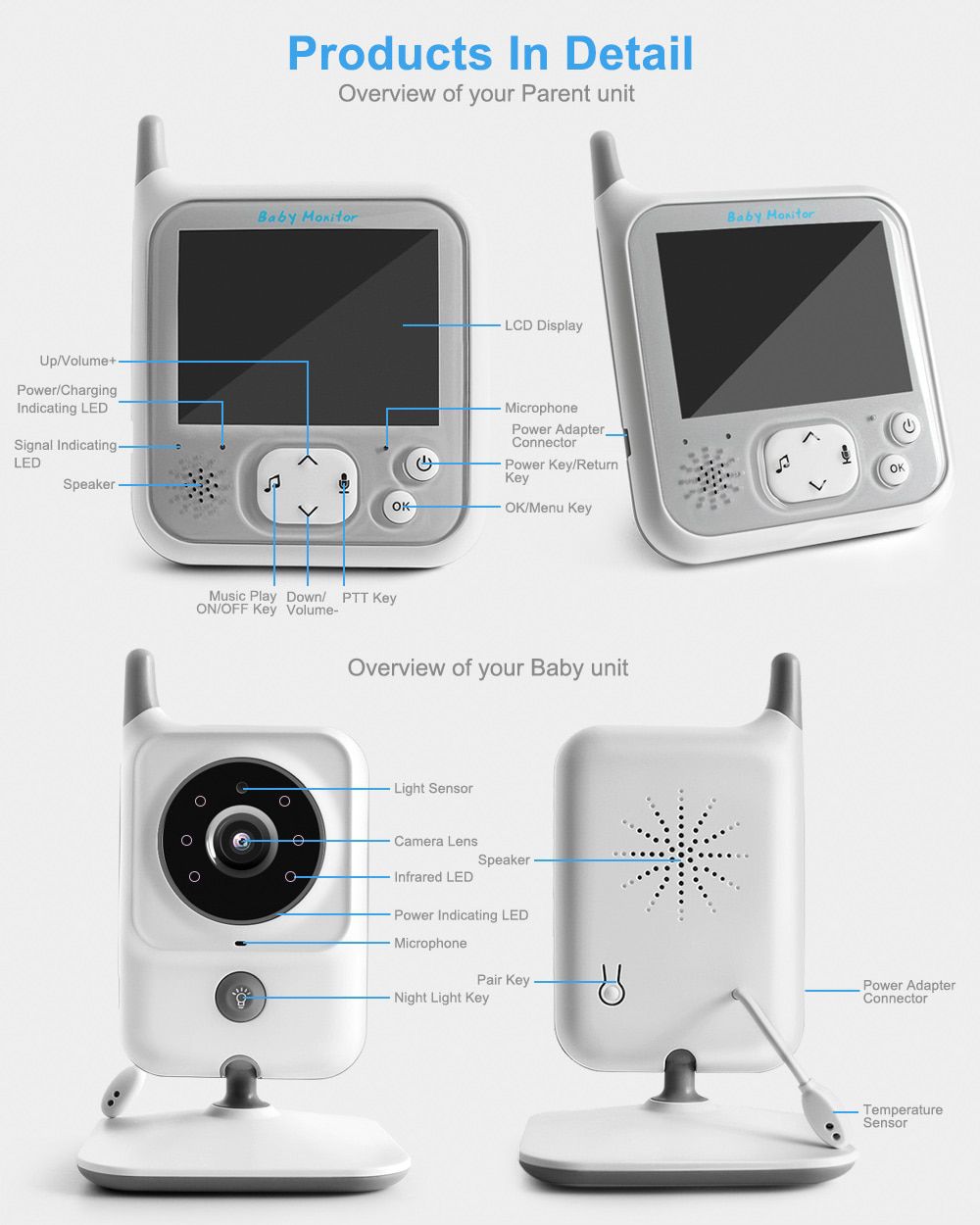 11 wireless baby camera 