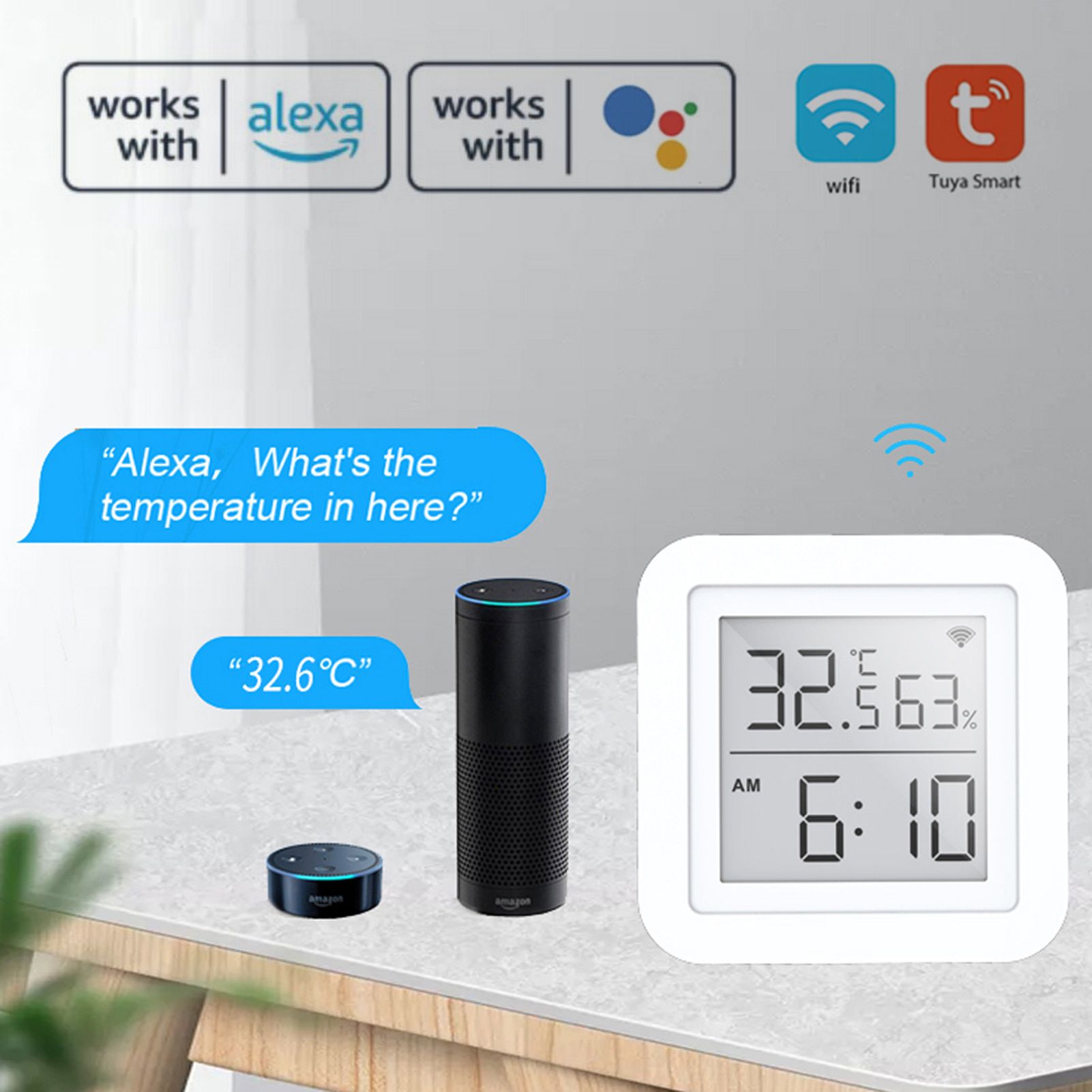 WIFI Temperature And Humidity Sensor 