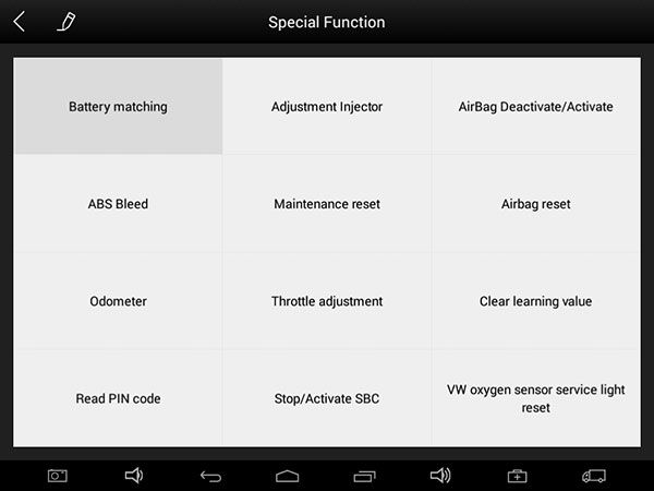 XTOOL EZ300PRO  special function