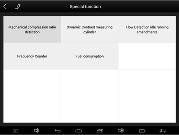 EZ500 special function list 