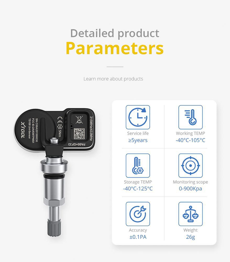 XTOOL TS100 TPMS Sensor