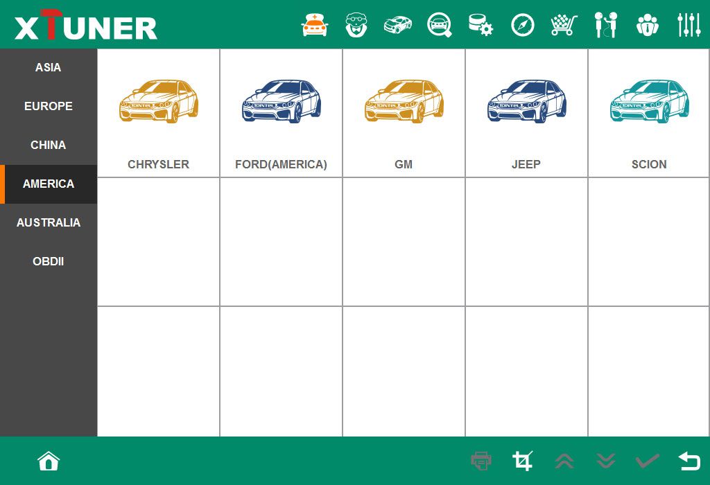 XTUNER E3 Supported USA cars 