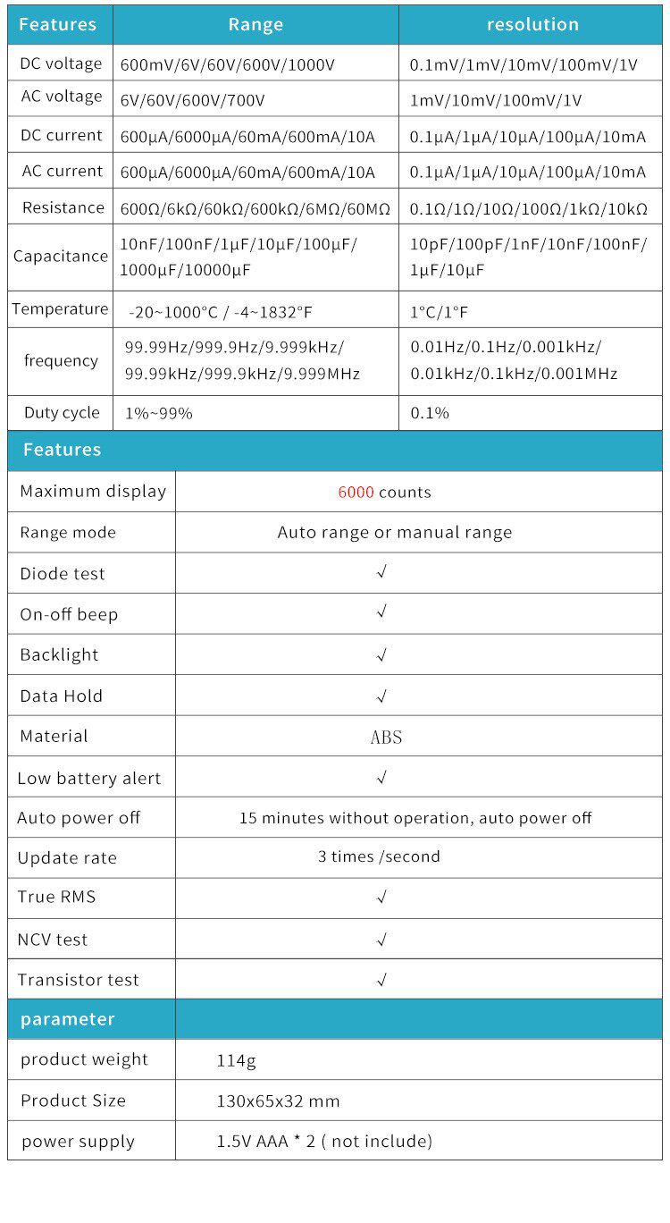 ZT102A Digital Multimeter