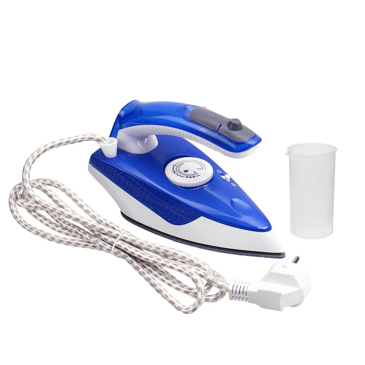 1000W Mini Spray Steam Iron Ceramic Coating Soleplate Folding Handle Electric Irons Temperature control Clothes Ironing Steamer