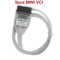 5pcs Cheap MINI VCI V14.20.019 Single Cable For Toyota Support Toyota TIS OEM Diagnostic Software