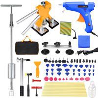 81PCS PDR Dent Lifter Tools Kit Paintless Hail Repair Slide Hammer Puller Tab