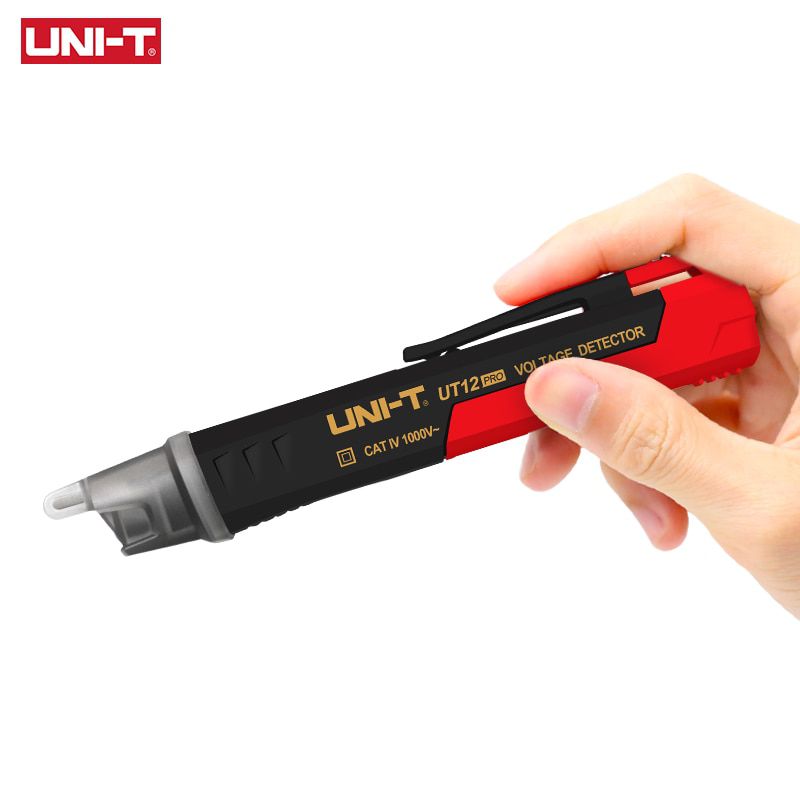 UNI-T UT12D Pro AC Voltage Tester Detector Non-contact Indicator Pencil Stick 12V-1000V Electric Power LED Light Sensor Meter