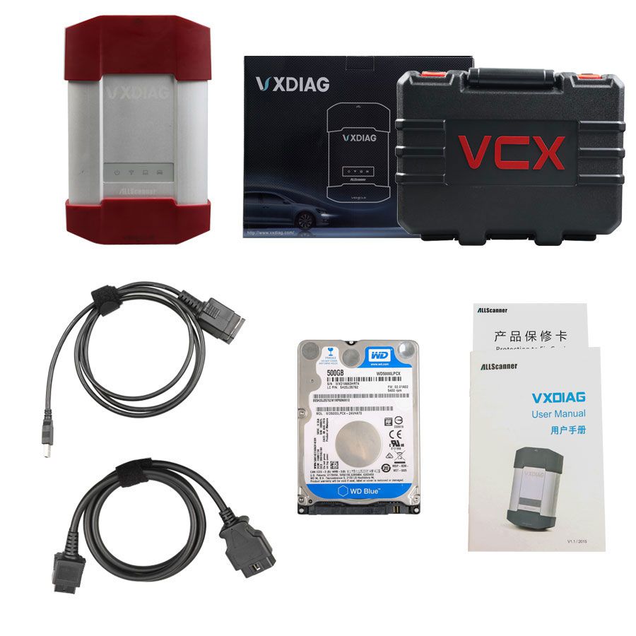 ALLSCANNER VXDIAG A3 for BMW+TOYOTA TIS Techstream V12.10.019 + Ford IDS V101/Mazda IDS V104