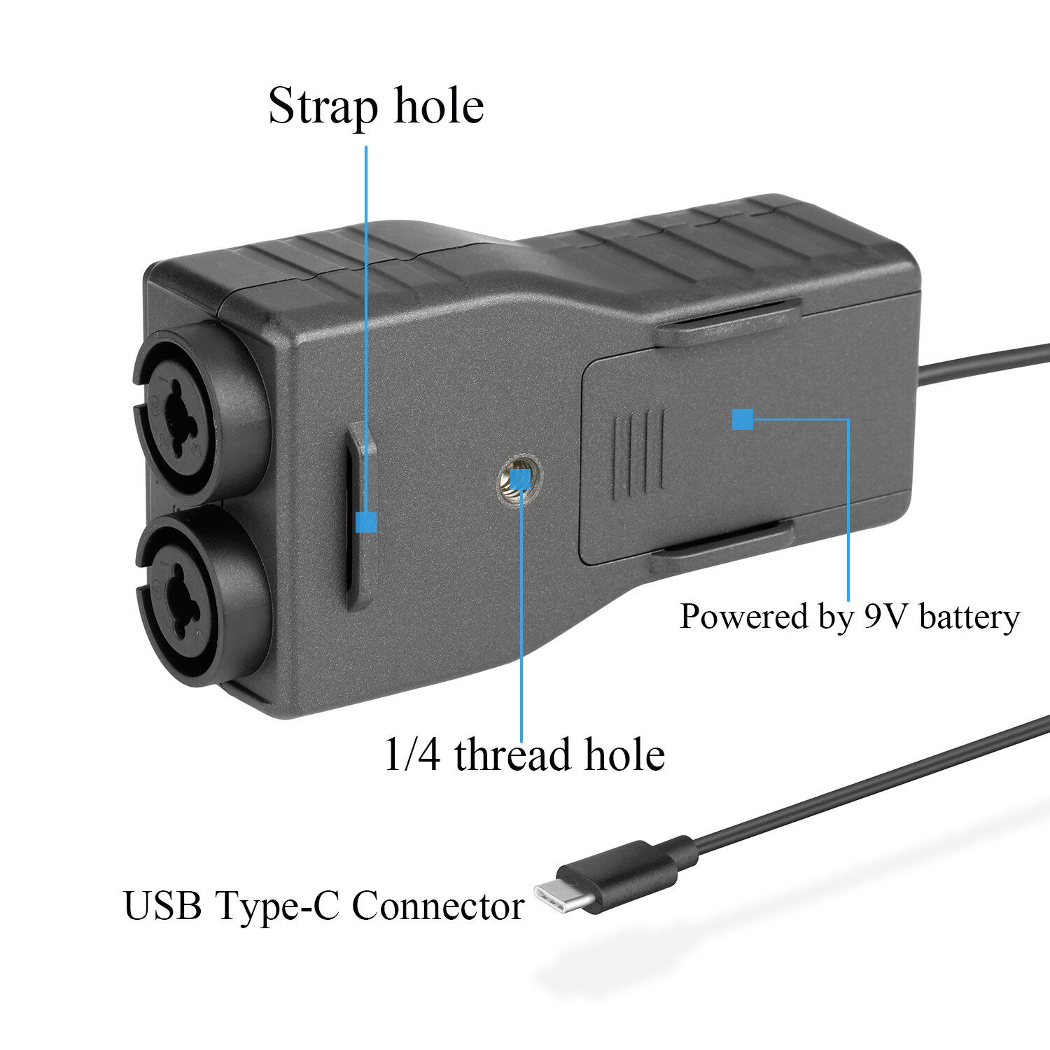 Saramonic SmartRig+ UC 2 Channel Mic&Guitar Interface Preamplifier Audio Adapter Mixer for USB Type-C Devices YouTube Video