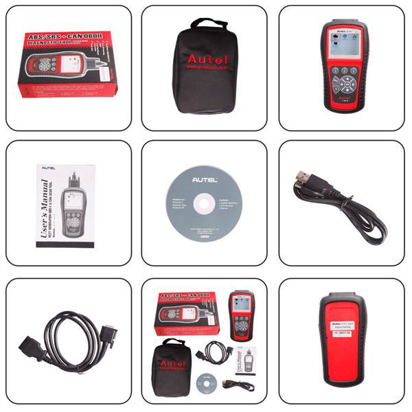 100% Original Autel AutoLink AL619 OBDII CAN ABS And SRS Scan Tool Update Online