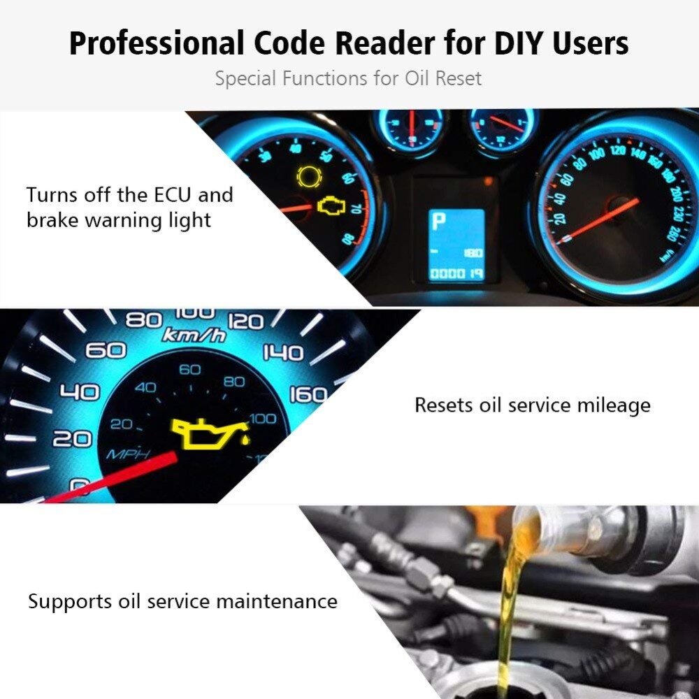 Autel DiagLink Full System OBD2 Scanner Car Diagnostic Tool OBD 2 EOBD Code Reader Engine ABS Airbag Transmission PK MD802 MD805