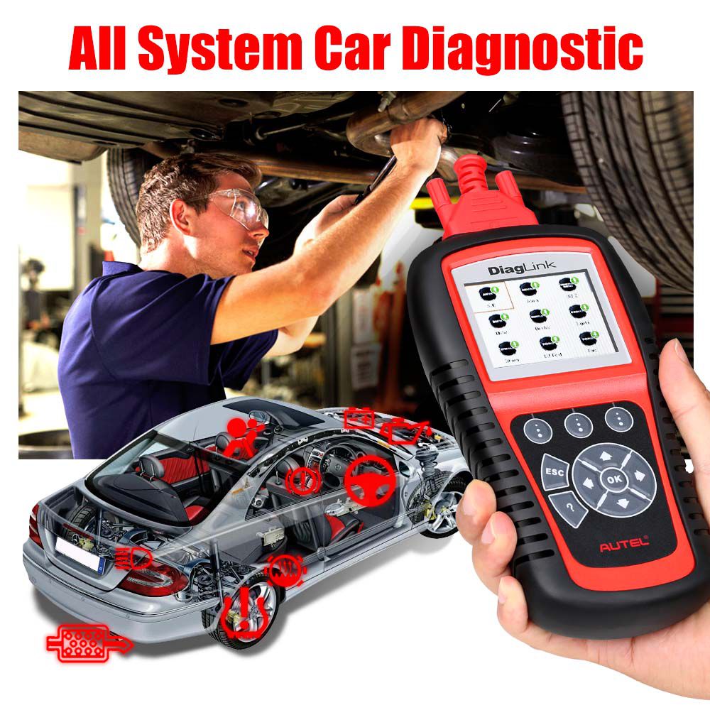 Original Autel Diaglink Full Systems Diagnostic Tool DIY Version of MD802