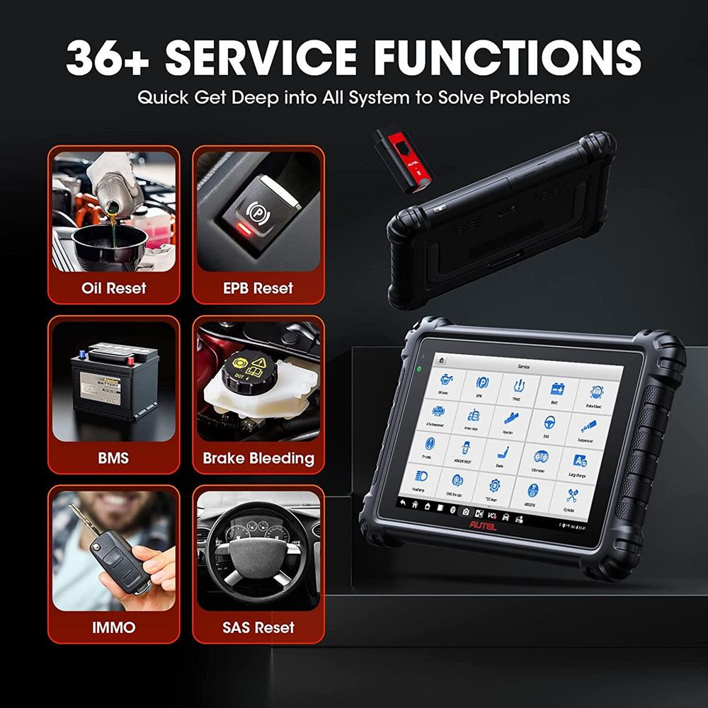 2022 Newest Autel MaxiCOM MK906 PRO Scanner Upgraded of MS906 Pro/MK906BT Diagnostic Tool with Advanced ECU Coding