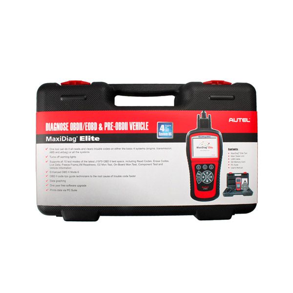 Autel MaxiDiag Elite MD702 Four System with Data Stream European Vehicle Diagnostic Tool