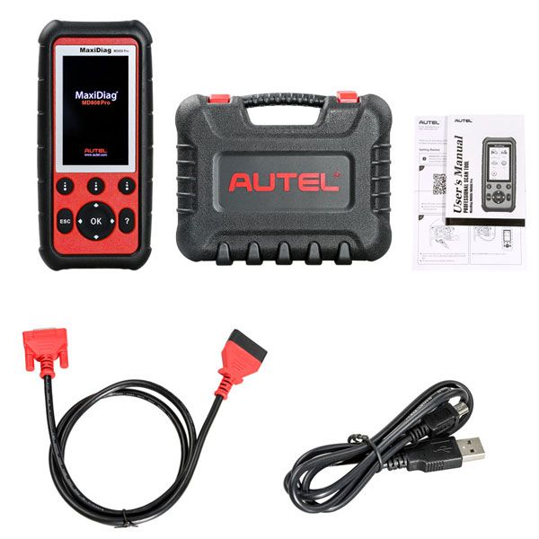 Autel MaxiDiag MD808 Pro All Modules Scanner Code Reader (MD802 ALL+ MaxicheckPro)  with Special Functions EPB/ Oil Reset/ DPF/SAS and BMS