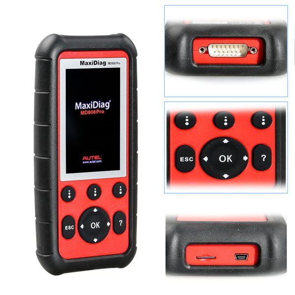 Autel MaxiDiag MD808 Pro All Modules Scanner Code Reader (MD802 ALL+ MaxicheckPro)  with Special Functions EPB/ Oil Reset/ DPF/SAS and BMS