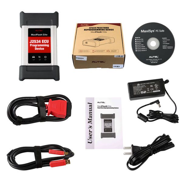 Original  Autel MaxiFlash Elite J2534 ECU Programming Device Works with Maxisys 908/908P