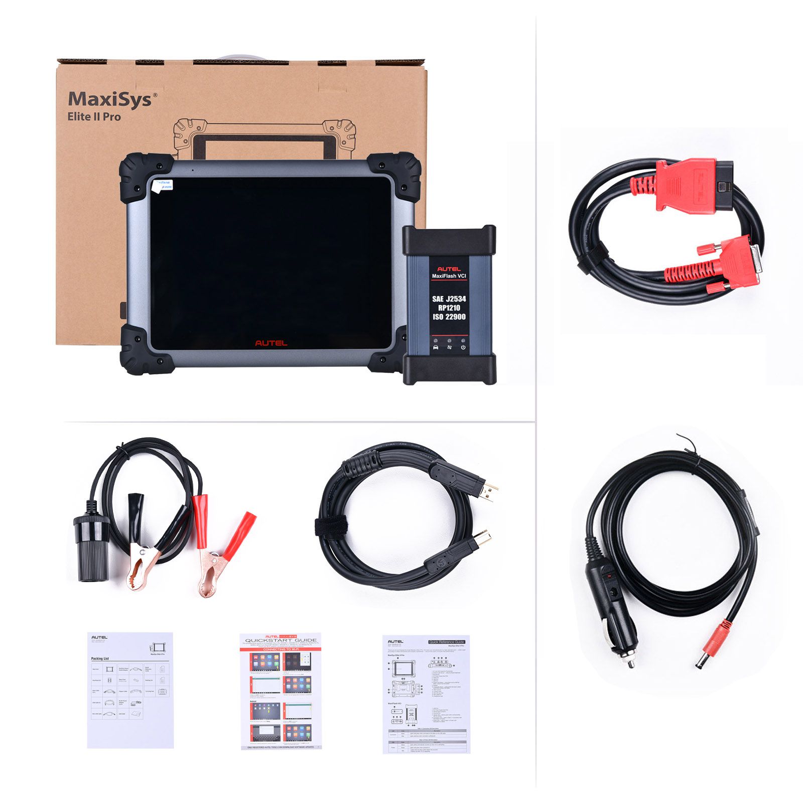 2023 Autel MaxiSys Elite II Pro Automotive Full System Diagnostic Tool with MaxiFlash VCI Support SCAN VIN and Pre&Post Scan Get Free MaxiVideo MV108S