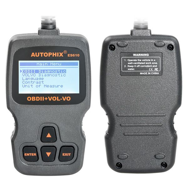 Autophix ES610 Professional Auto OBD2 EOBD Diagnostic Tool for Volvo Till 2014