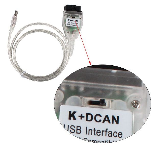 INPA K+DCAN for BMW With FT232RQ Chip with Switch Free Shipping