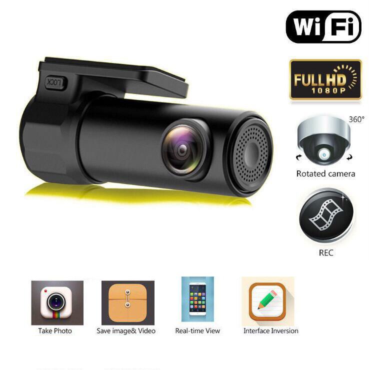 Mini Car DVR Wi-Fi 1080P Full HD Dash Cam Video Recorder Auto Registrar Dashcam Motion Detector 360 Camera Night Vision Android