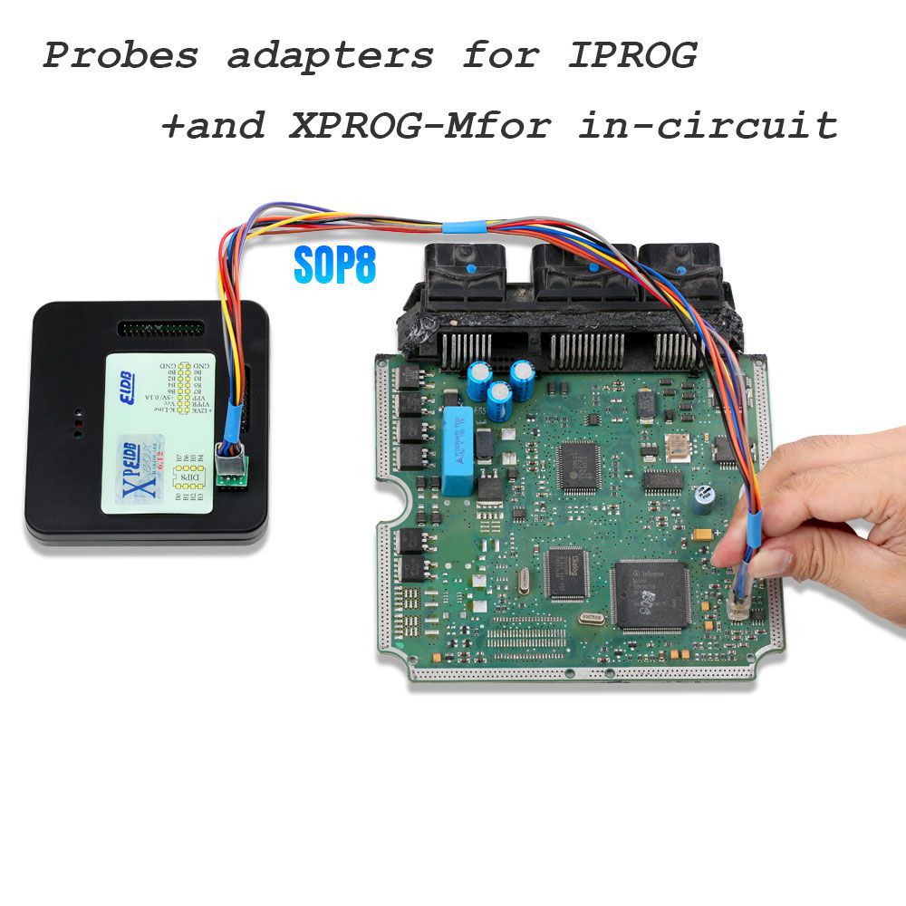 Cheap Probes Adapter for IPROG+ for in-circuit ECU Work with Iprog+ Programmer and Xprog