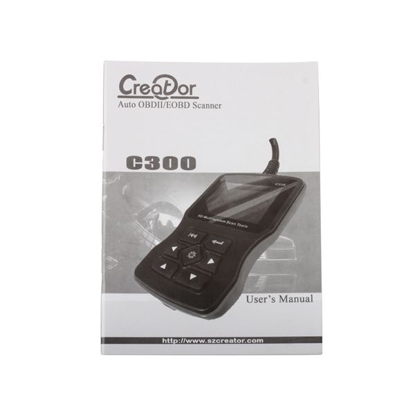 New Arrival Creator C300 OBDII/EOBD Scan Tool Support  Online Update