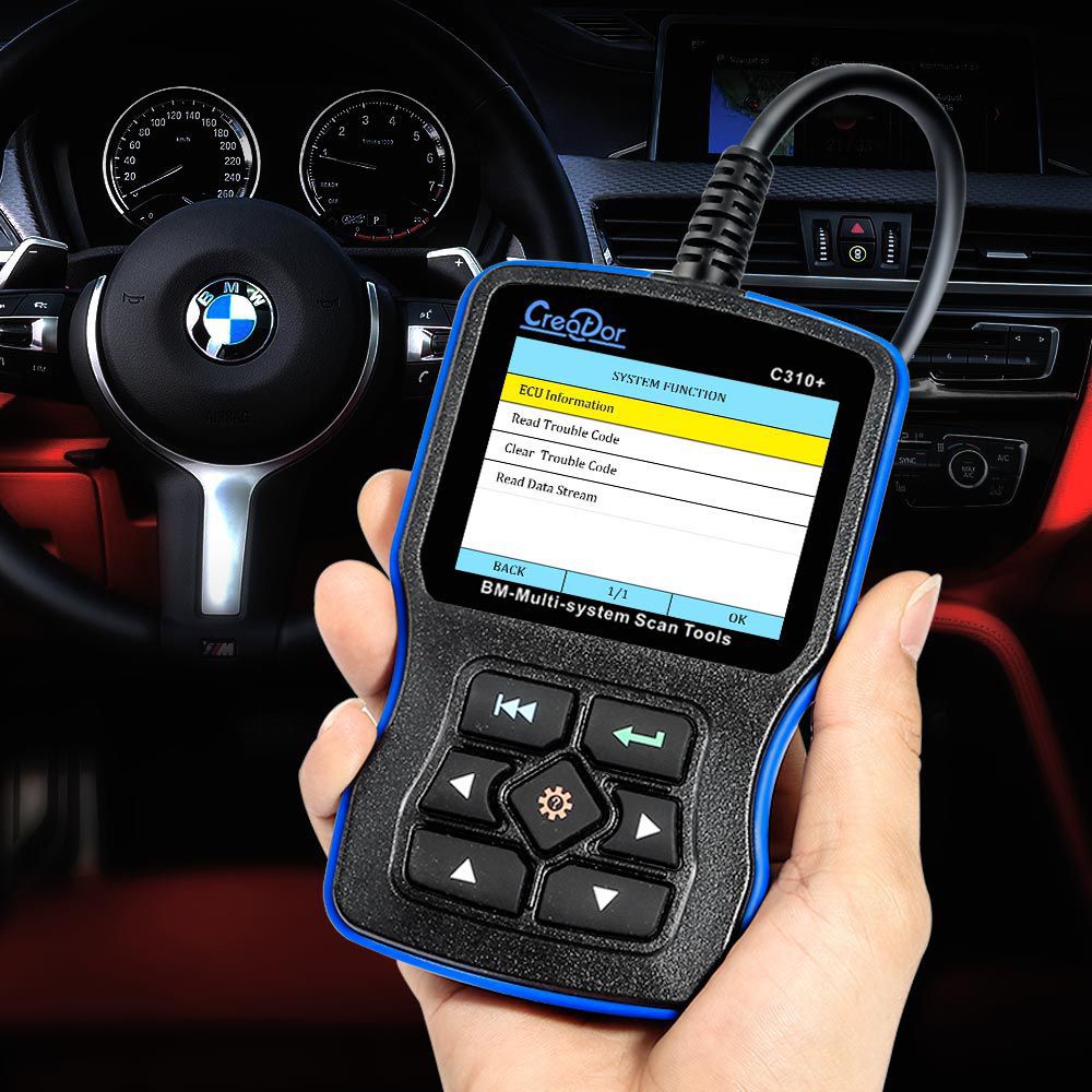 Creator C310+ Code Scanner for BMW/Mini Multi System Scan Tool V11.7 Update Online