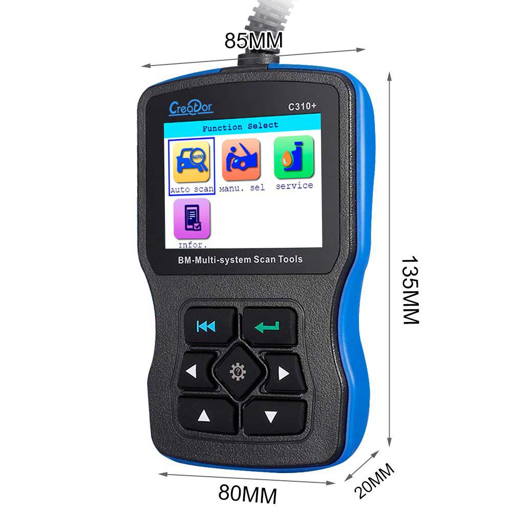 Creator C310+ Code Scanner for BMW/Mini Multi System Scan Tool V11.7 Update Online