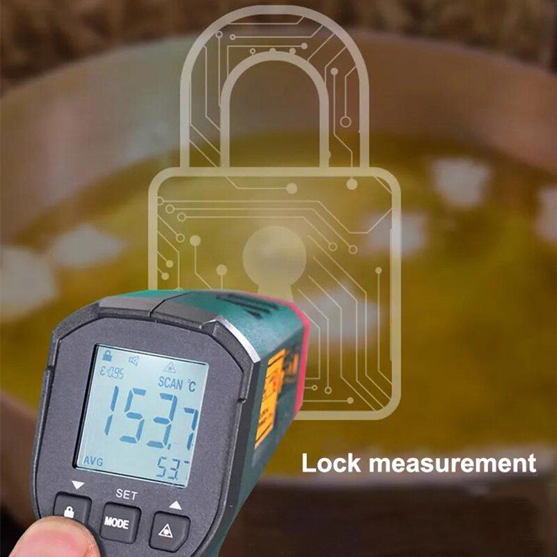 UNI-T Digital Infrared Thermometer UT307 PRO Non-contact Thermometer Laser Temperature Meter Gun -50-500 Termometro