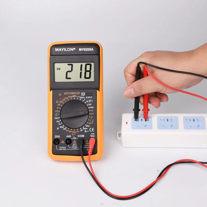 9205A Digital Multimeter DMM AC DC Voltage Current Ohm Capacitance hFE Portable Ammeter Voltmeter Meter TRMS Hz Ohm Multimeters