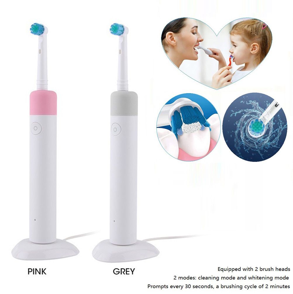 USB Charge Pro electric toothbrush rechargeable smart sonic tooth brush with replacement Brush Head teeth clean tools For Adults