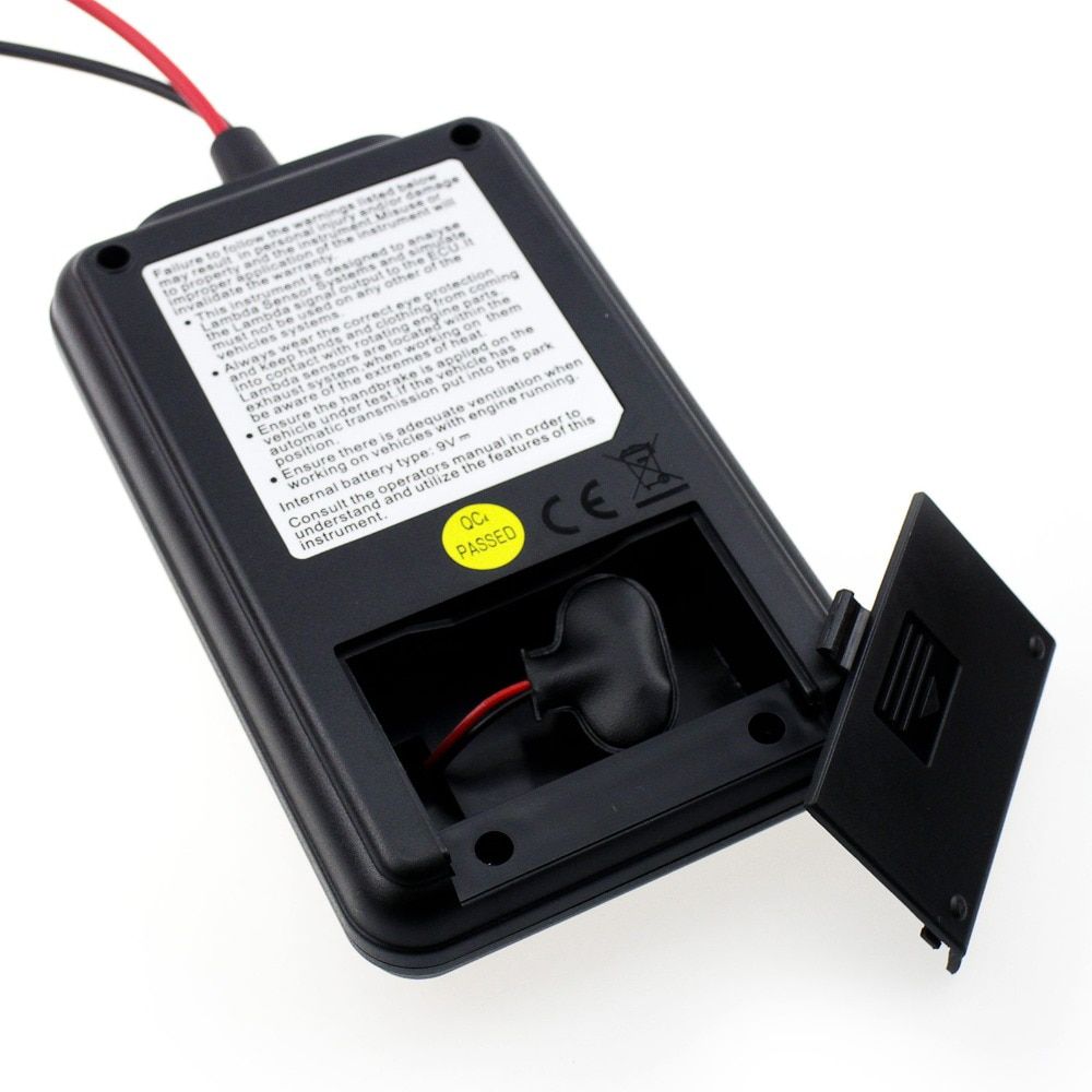 EM272  Lambda tester&simulator test 1,2,3 and 4 wires sensors durable ABS enclosure low battery