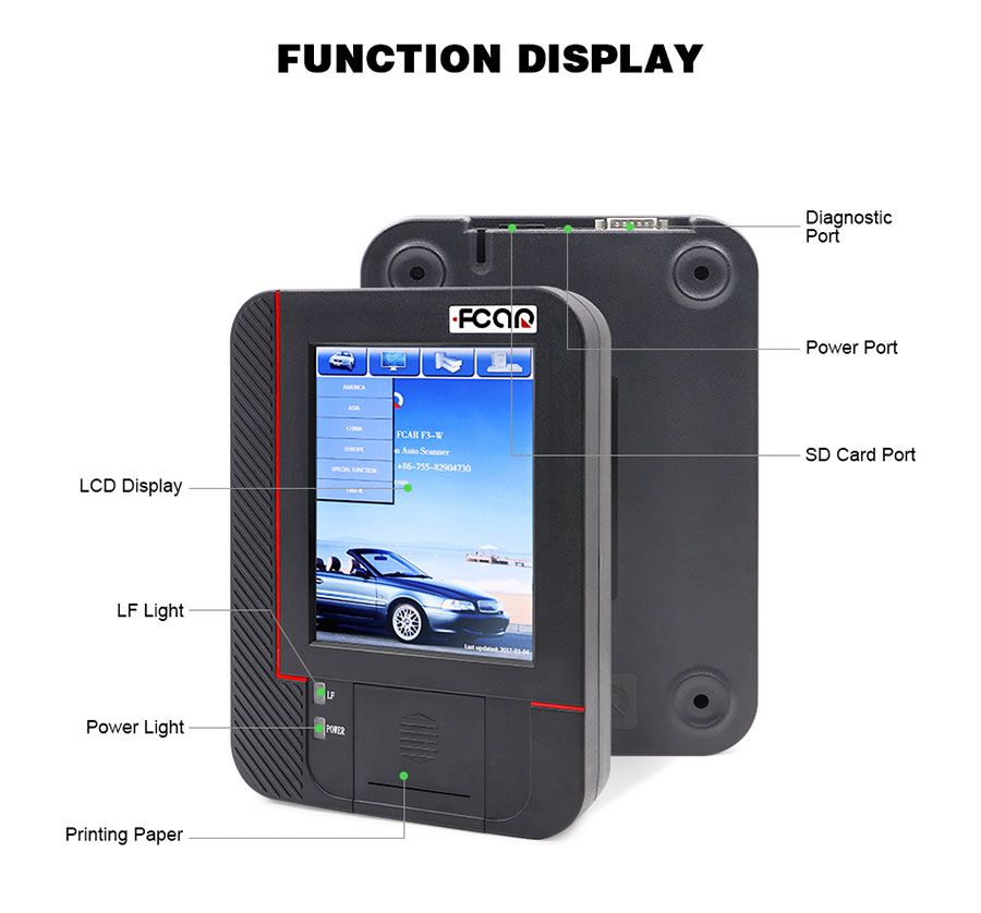 FCAR F3-M (Mini Version) Special Function Tool with OBDII Diagnosis