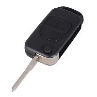 Flip Folding Remote Key Shell With HU64 Blade For Mercedes Benz ML C CL S SL SEL 3 Button Switchblade Auto Key Cover Case