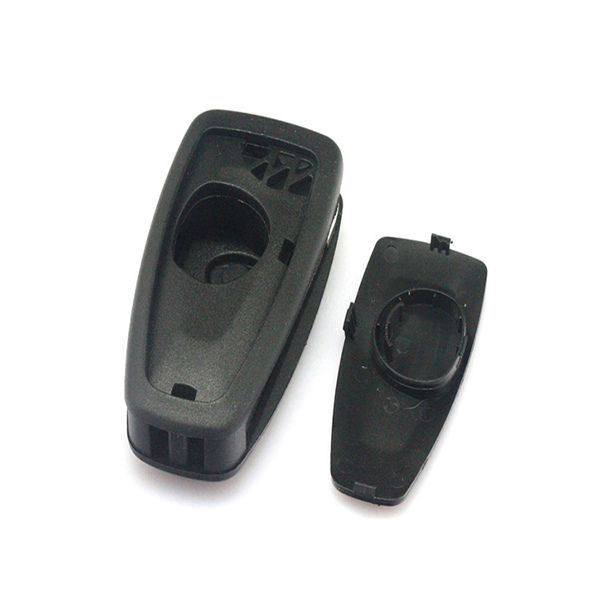 Free Shipping Folding Remote Shell 3 Buttons HU101 Blade for Ford Focus (Black Color ) 5pcs /lot