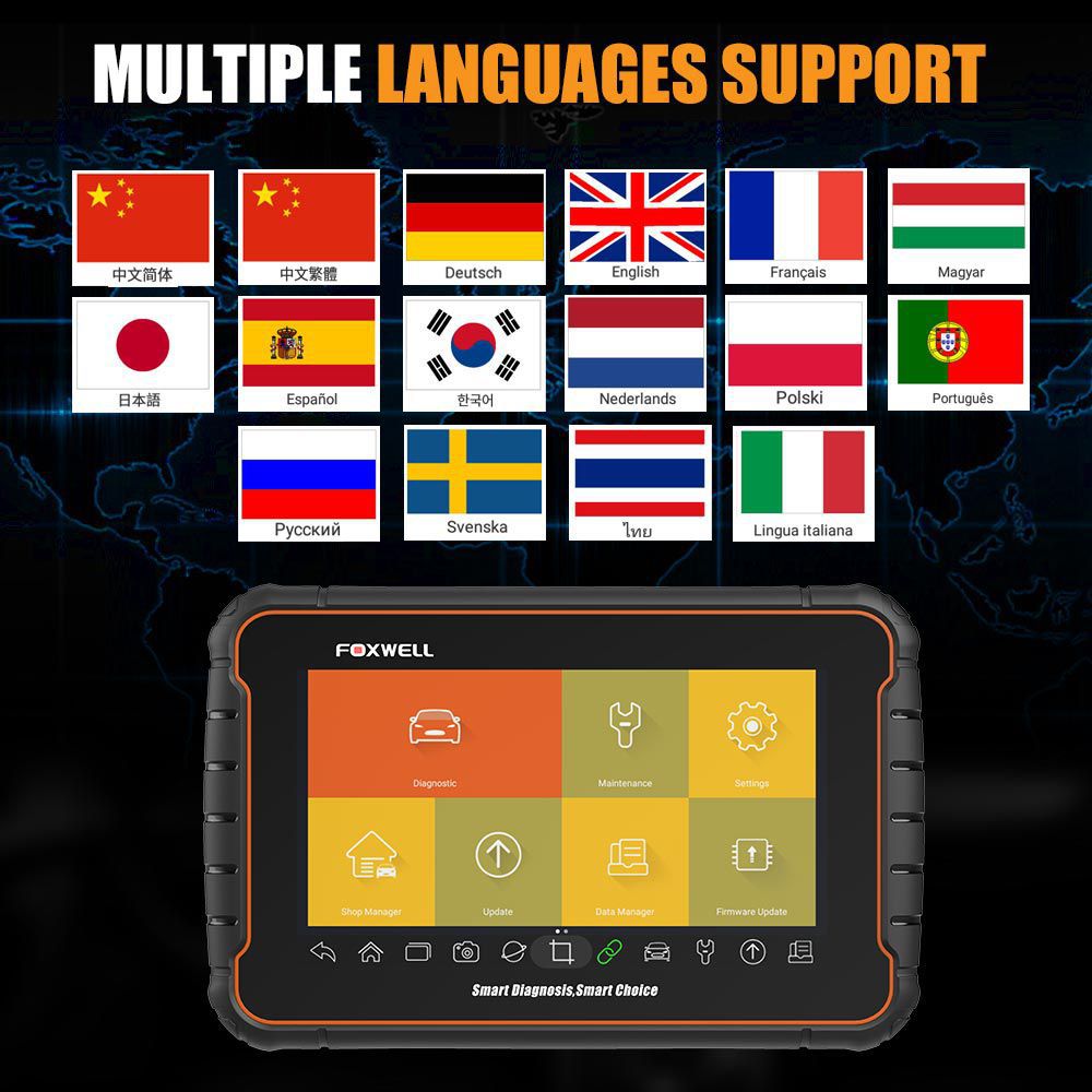 Foxwell GT60 Plus Full System OBD2 Automotive Scanner Actuation&Coding ABS Bleeding DPF Code Reader OBD 2 Car Diagnostic Tool