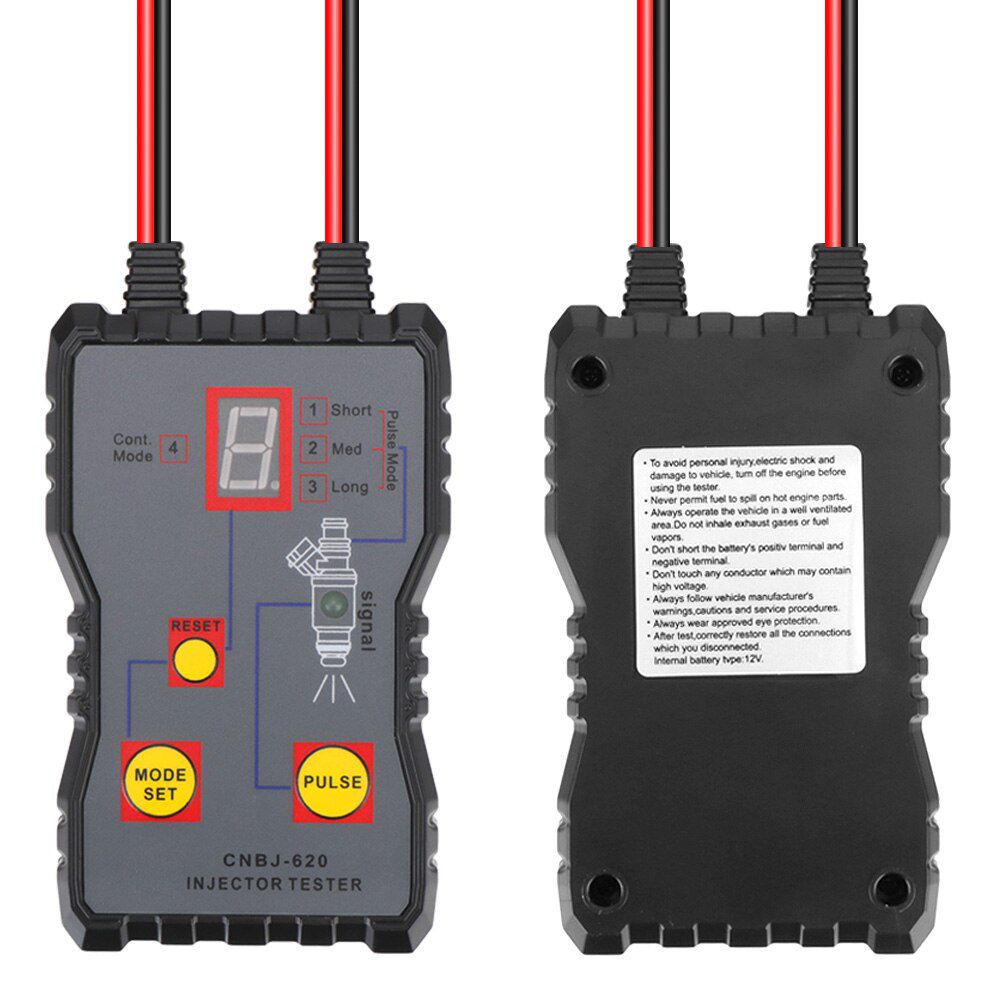 Fuel System Scan Tool 4 Pluse Mode Car Fuel Injector Tester Automotive Cleaning Tool Kit Injector Flush Cleaner