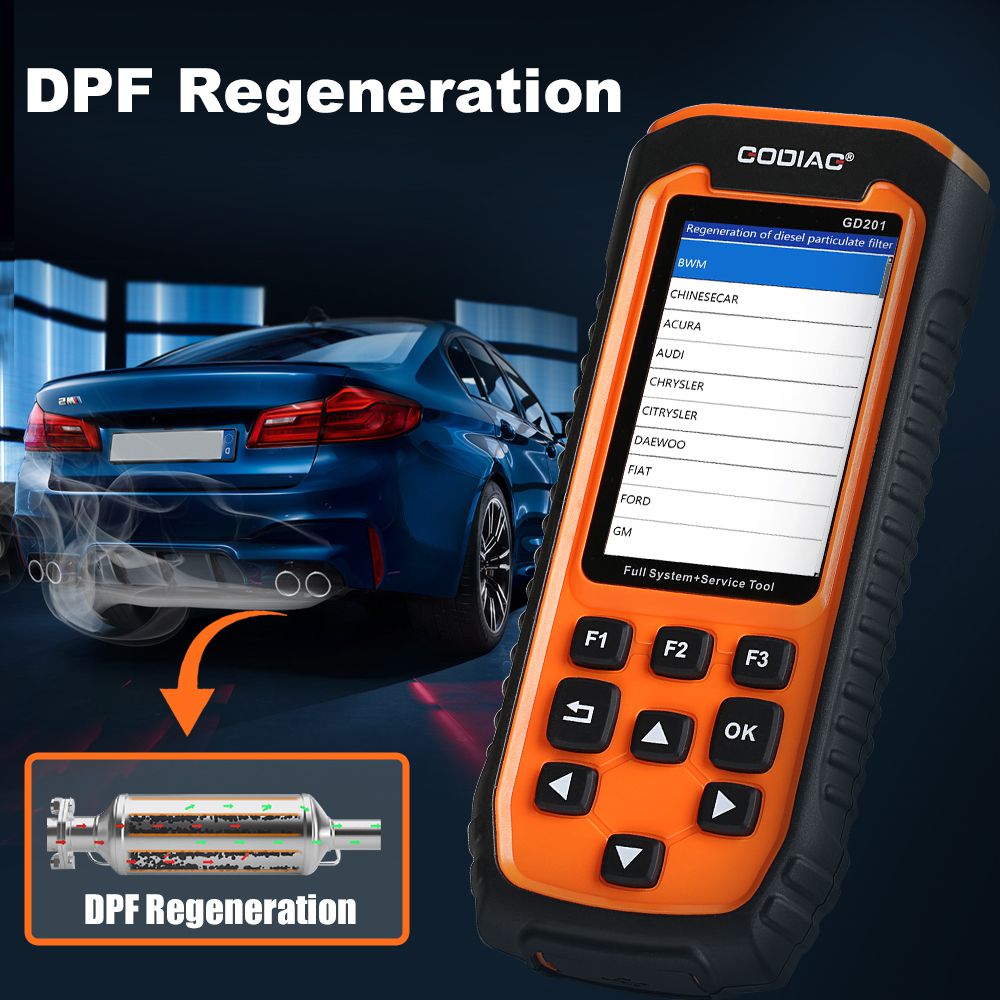 GODIAG GD201 Professional OBDII All-makes Full System Diagnostic Tool with 29 Service Reset Functions